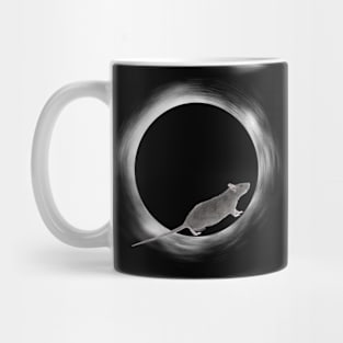 Funny eclipse design with mouse on eclipse 'wheel' Mug